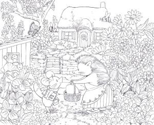 Field Mouse Yururi's Travel Sketch Tokimeku Coloring Book Series (TOKIMEKU Coloring Book Series)