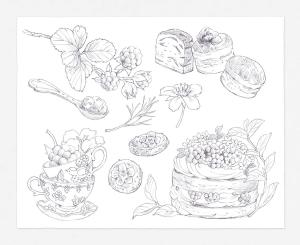 Field Mouse Yururi's Travel Sketch Tokimeku Coloring Book Series (TOKIMEKU Coloring Book Series)