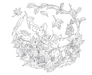 Field Mouse Yururi's Travel Sketch Tokimeku Coloring Book Series (TOKIMEKU Coloring Book Series)