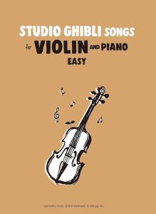 Studio Ghibli Works for Violin Beginner Edition (English version)