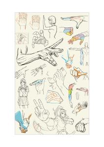 Takahiro Kagami teaches you how to draw ``amazing hands''