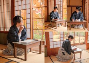 Lazy pose catalog 5 - Men in Japanese clothes -