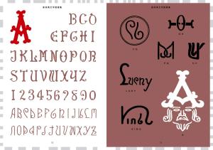 Newly Reprinted Edition, Variant English Letter Design Collection (Seigensha Visual Bunko Series)