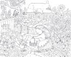 Field Mouse Yururi's Travel Sketch Tokimeku Coloring Book Series (TOKIMEKU Coloring Book Series)