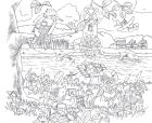 Field Mouse Yururi's Travel Sketch Tokimeku Coloring Book Series (TOKIMEKU Coloring Book Series)