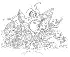 A journey through fairy tales with little forest friends - TOKIMEKU Coloring Book Series