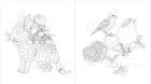 garden COLORING BOOK Birds, Flowers, and Animals Coloring Book (Genkosha Mook)