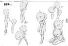 Super Deformed Pose Collection - Two Edition (Manga Technique Book)