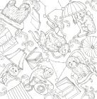 Symphony of Cute Animals (Coloring Book)